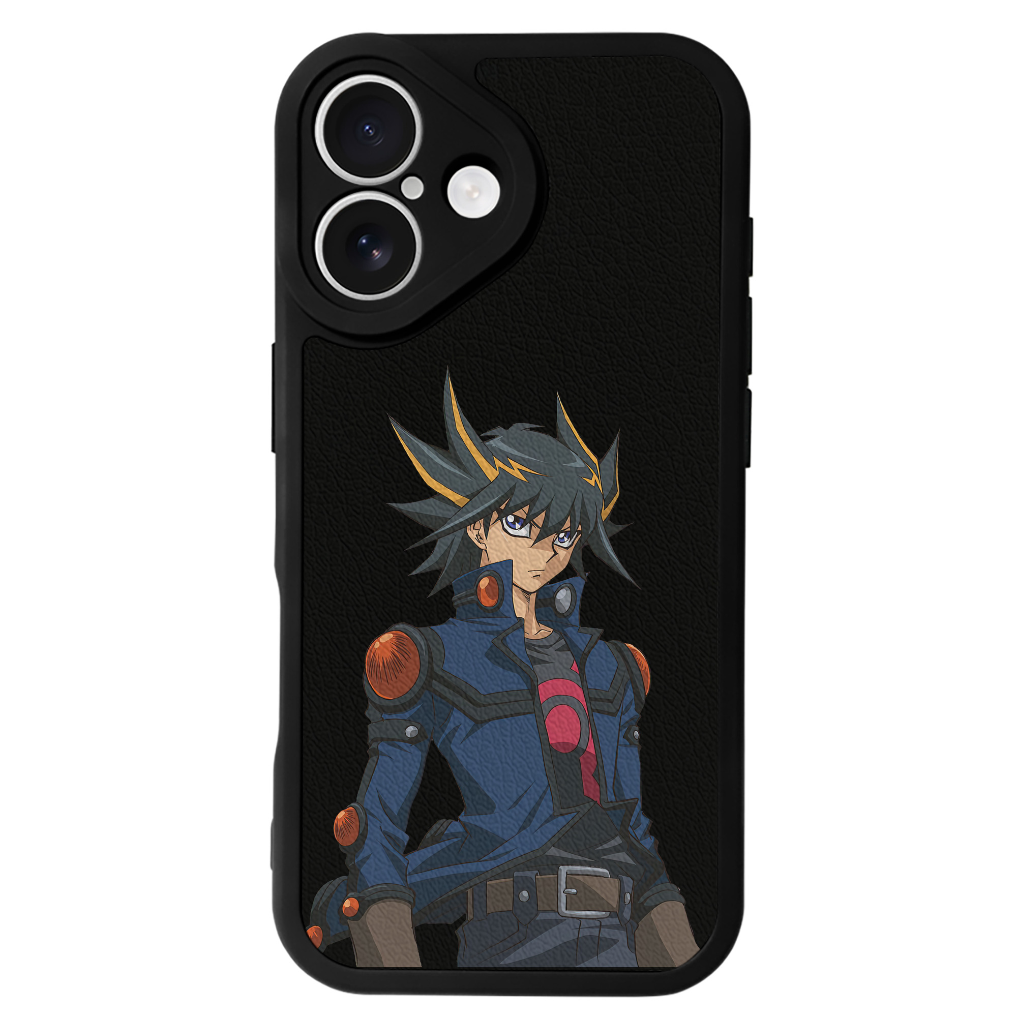 遊☆戯☆王 Yu-Gi-Oh! 【iPhone 16シリーズ対応】シリコンスマホケース（レザー調） 材質：シリコン